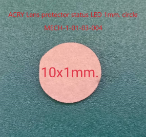[MC-LE-DM-006-01-00] LEN PROTECTOR LED STATUS 1MM OPAQUE CIRCULAR